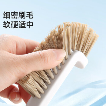 美丽雅清洁刷子缝隙凹槽无死角刷浴室卫生间厕所瓷砖窗缝多功能刷2个装