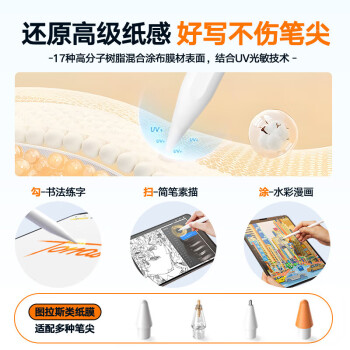 图拉斯适用2025年款iPad air7/6类纸膜磁吸可拆卸11英寸M3苹果平板保护膜游戏全屏手写绘画超肯特纸膜