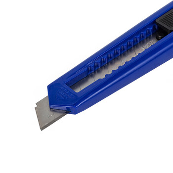 晨光 18mm大号美工刀 经济型简易裁纸刀 削铅笔刀裁壁纸刀子 颜色随机 单把装 ASS91465 晨光 18mm大号美工刀 经济型简易裁纸刀 削铅笔刀裁壁纸刀子 颜色随机 单把装 ASS91465