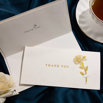 天色玫瑰书签贺卡三八女神节礼物生日明信片邀请函伴手送礼1贺卡1信封1内页1火漆贴TS-6123Bestwishes