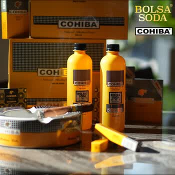波萨BOLSA天然苏打水【高希霸联名款】470ml*12瓶整箱弱碱