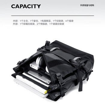 高尔夫（GOLF）电脑包双肩15/16英寸笔记本背包男休闲大学生书包出差轻户外旅行