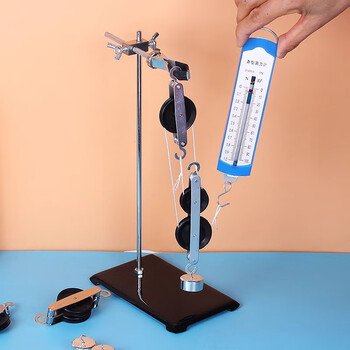 可普两串两单演示滑轮组初中物理实验器材力学实验教学演示仪器滑轮组科学实验单滑轮串滑轮