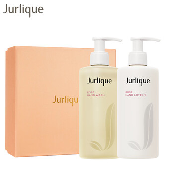 茱莉蔻（Jurlique）玫瑰手部洗护礼盒(护手乳300ML+洗手液300ML) 保湿滋润