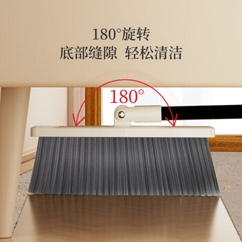 好媳妇内齿折叠扫把簸箕 收纳扫连铲 旋转带梳齿毛发清洁神器