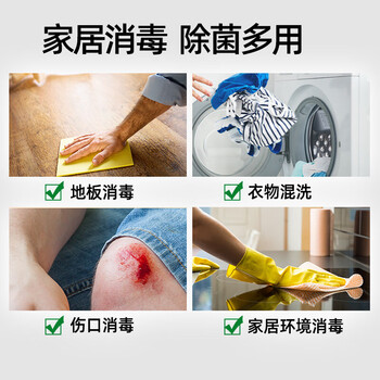 滴露（Dettol）洗衣消毒液衣物消毒水1.2L杀菌除螨 家居宠物环境除菌 非84酒精