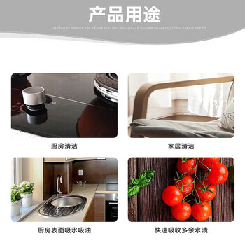 妮飘（Nepia）聚能吸厨房卷纸60节*2卷万用纸巾吸油吸水纸懒人抹布加厚抽纸