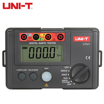 优利德（UNI-T）UT521 接地电阻测试仪数字电阻表摇表避雷针防雷测试表