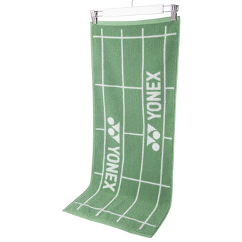尤尼克斯YONEX运动毛巾羽毛球运动健身柔软吸汗棉质AC1234绿