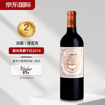 碧尚男爵酒庄（Chateau Pichon-Longueville-Baron）正牌干红葡萄酒 2019年份 750ml单瓶装 【1855二级庄 WA97+分】