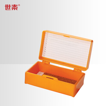 世泰 实验室用显微镜载玻片盒病理切片盒标本存放盒晾片板染色架染色缸 12片装载玻片存储盒 世泰 实验室用显微镜载玻片盒病理切片盒标本存放盒晾片板染色架染色缸 12片装载玻片存储盒