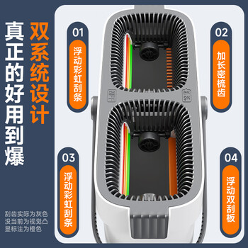 佳帮手平板拖把40cm2布家用一拖净免手洗2025带桶一套墩布拖布拖地神器