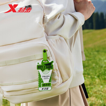 特步小巢背包双肩包大容量旅行防水登山出行初高中学生书包户外轻便