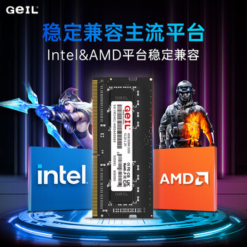 GEIL金邦 16G DDR4-2666 笔记本内存条 千禧系列 GEIL金邦 16G DDR4-2666 笔记本内存条 千禧系列