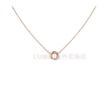 trinity系列 18k金黄金白金玫瑰金三色项链 b7224574 三色【图片 价格
