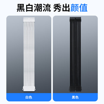 佳翼（JEYI）24Pin台式电脑主板供电线 电源供电延长线模组线24针延长线 主板24PIN加长线 30厘米 白色