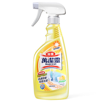 花王（KAO）浴室清洁剂柠檬芳香500ml（浴室玻璃门清洁 去污垢除水垢 ）