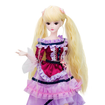 儿童玩具仙子diy仿真洋娃娃精灵梦卡通套装礼盒改装换装玩具 莫纱60cm