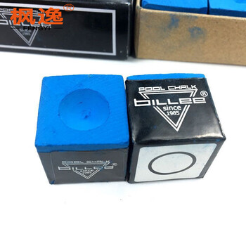 枫逸 巧克粉台球用品台球杆粉擦皮头粉擦头油性 比力3A一盒12粒