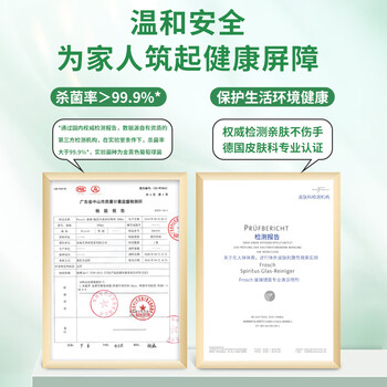 Frosch玻璃/镜面专业清洁喷剂 玻璃水雨刮水 玻璃液500ml 德国原装进口 Frosch玻璃/镜面专业清洁喷剂 玻璃水雨刮水 玻璃液500ml 德国原装进口