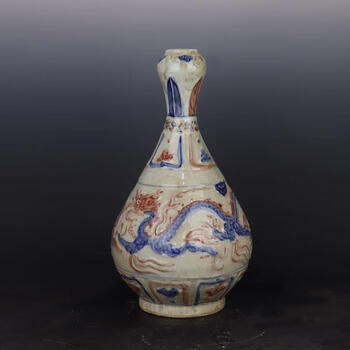 中国　飛青磁　蒜口瓶　在銘　V　7110 飛青磁大瓶 文化遺産オンライン