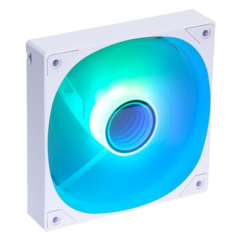 先马（SAMA）平头哥V1 ARGB幻彩版反叶白色12cm机箱风扇 无限镜灯光/主板神光同步/PWM调速/5V3pin多风扇串联