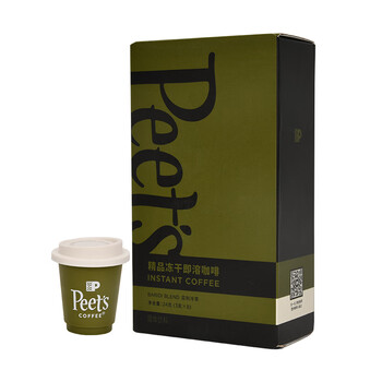 Peets Coffee皮爷peets 冻干即溶咖啡（百利冷萃）24g（3g*8颗）