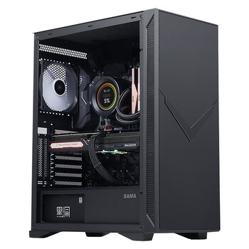 先马(SAMA)黑洞7pro中塔式吸音降噪电脑主机箱黑色 标配2把降噪风扇/高分子树脂棉/支持ATX主板/竖装显卡 先马(SAMA)黑洞7pro中塔式吸音降噪电脑主机箱黑色 标配2把降噪风扇/高分子树脂棉/支持ATX主板/竖装显卡