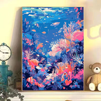 海底世界油画品牌及商品- 京东