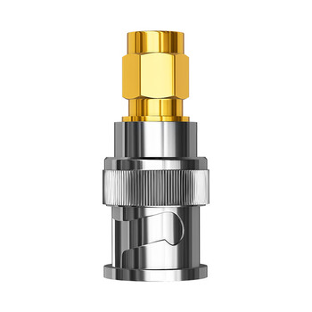 福为胜（FUWEISHENG）SMA公头内螺内针转BNC公头转接头 射频连接器50Ω 频率0-6Hz 2个装 FWS-SMA/BNC-JJ