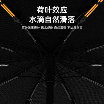 山山自动加固结实抗风折叠防晒伞晴雨两用太阳伞防紫外线遮阳伞16骨黑