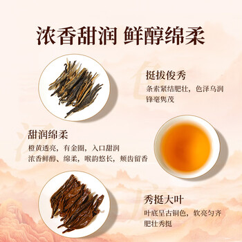 元正山 元正红茶岭上红武夷山浓香大叶种特级50g罐装 正山堂旗下 元正山 元正红茶岭上红武夷山浓香大叶种特级50g罐装 正山堂旗下