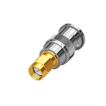 福为胜（FUWEISHENG）SMA公头内螺内针转BNC公头转接头 射频连接器50Ω 频率0-6Hz 2个装 FWS-SMA/BNC-JJ