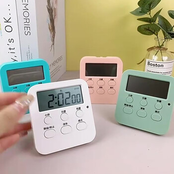 艾杰普（JEPPE）【全网低价】 学生计时器静音时间管理器厨房定时器学习考试做题小闹钟高中学生专用生日必备用品