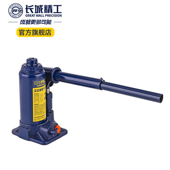 长城精工千斤顶小汽车用车载液压立式千斤顶轿车油压小型千金顶32T 429758