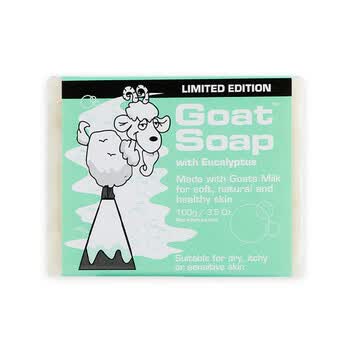 Goat Soap澳洲进口【桉叶+木瓜+坚果味】*2羊奶皂100g | 洗手洁面沐浴皂