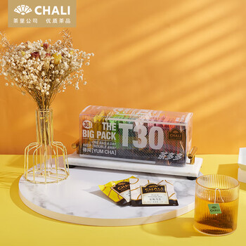 茶里（ChaLi）养生花茶 茉莉绿茶蜜桃乌龙薏米茶 15种多口味组合30包 团购福利