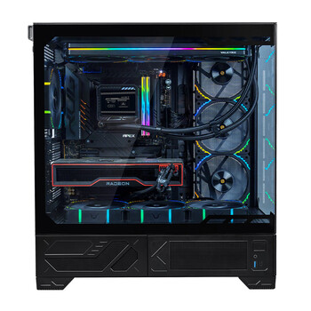 瓦尔基里(VALKYRIE)VK03 LITE BLACK 黑色 ATX 游戏电脑台式机箱 支持360水冷 270°海景房 瓦尔基里(VALKYRIE)VK03 LITE BLACK 黑色 ATX 游戏电脑台式机箱 支持360水冷 270°海景房