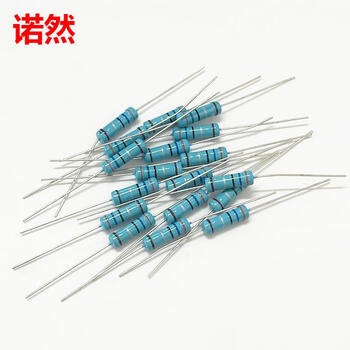 诺然 2W 金属膜电阻器 1% 五色环 5K(20个) 诺然 2W 金属膜电阻器 1% 五色环 5K(20个)