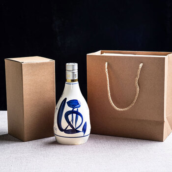一斤青花瓷酒瓶型号规格- 京东