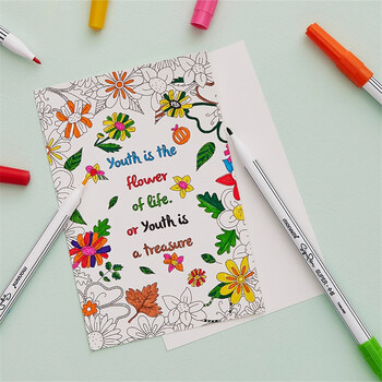 慕那美（monami）SuperPastel水性笔水彩笔勾线笔学生画画手账涂色0.7柔和系12色套装04045Z12水彩笔