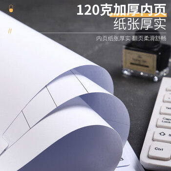 易利丰（elifo） 分页纸 隔页纸 分类纸 index索引纸 活页纸 纸质塑料数字英文三孔夹专用 15分页纸灰白色15张
