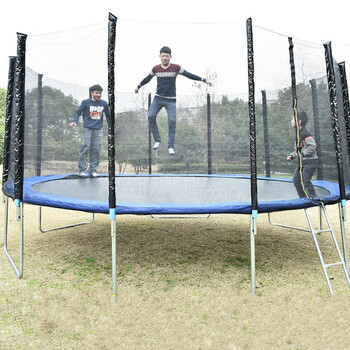 萌益友户外商用大型蹦蹦床儿童成人家用室内外跳跳床公园蹦极15米直径
