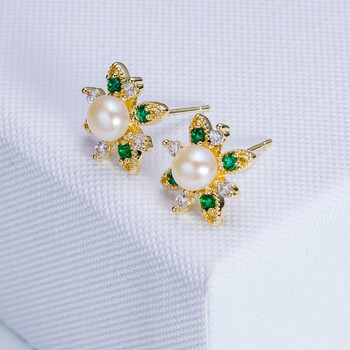 法国奥利维拉珠宝 oliveira 淡水珍珠耳饰 多款可选 大气迷人 e5