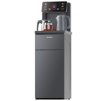 美菱（MeiLing）茶吧机 家用饮水机制冷制热智能遥控立式下置水桶 LED炫彩大屏一键选温泡茶机-冷热型MY-C912-B