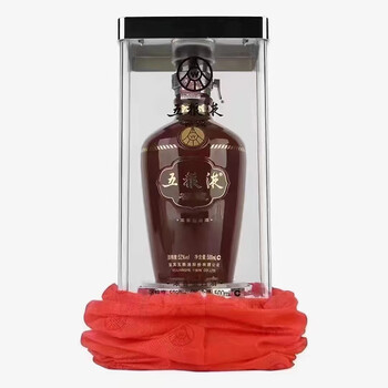 52度五粮液五粮精酿中国红浓香型白酒高档礼酒500ml*1瓶【价格