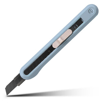 得力(deli)小号撞色设计彩色美工刀壁纸刀裁纸刀 办公用品 尾部自带折刀器 蓝色 NS063-SC 得力(deli)小号撞色设计彩色美工刀壁纸刀裁纸刀 办公用品 尾部自带折刀器 蓝色 NS063-SC