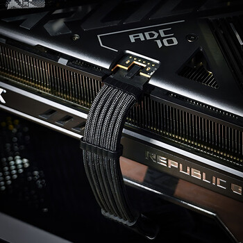 佳翼（JEYI）显卡供电电源延长线 12+4Pin公对公显卡模组供电线 12VHPWR 16P显卡电源线 70厘米 黑色