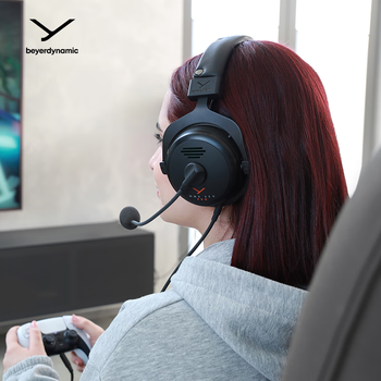 拜雅（beyerdynamic）MMX 330 PRO 头戴式带线控高端旗舰级电竞游戏耳机三角洲FPS游戏专用听声辨位 48欧姆【送礼推荐】