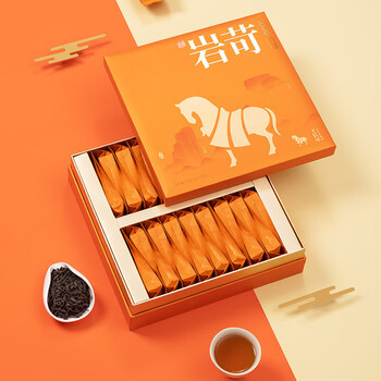 八马茶业乌龙茶 岩苛 武夷岩茶肉桂特级256g 礼盒装 茶叶送礼